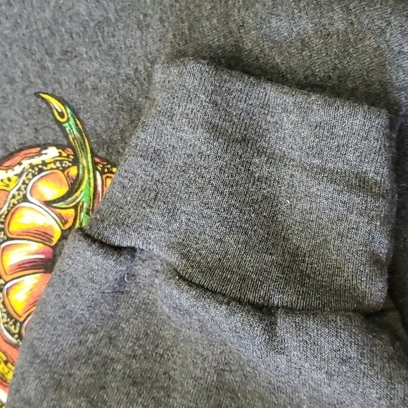 Jerzees Mens gray hoodie size XL. TIJUANA SWEET HEAT. Great condition.  Dragon - Picture 5 of 6
